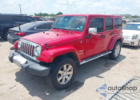 2012 Jeep Wrangler Unlimited Sahara z USA, uszkodzony, nr VIN 1C4HJWEG8CL164754